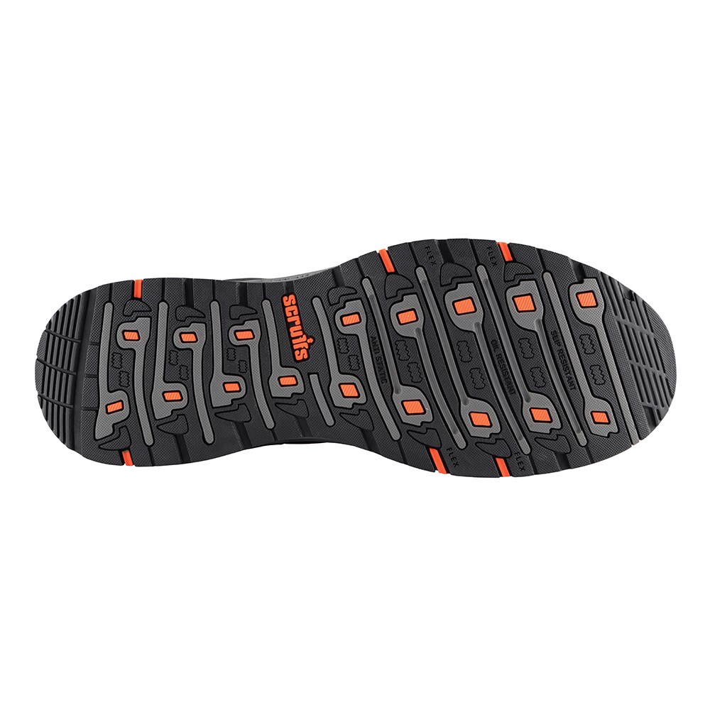 Toolstream Ltd | Scruffs Air Safety Trainer Black/Orange