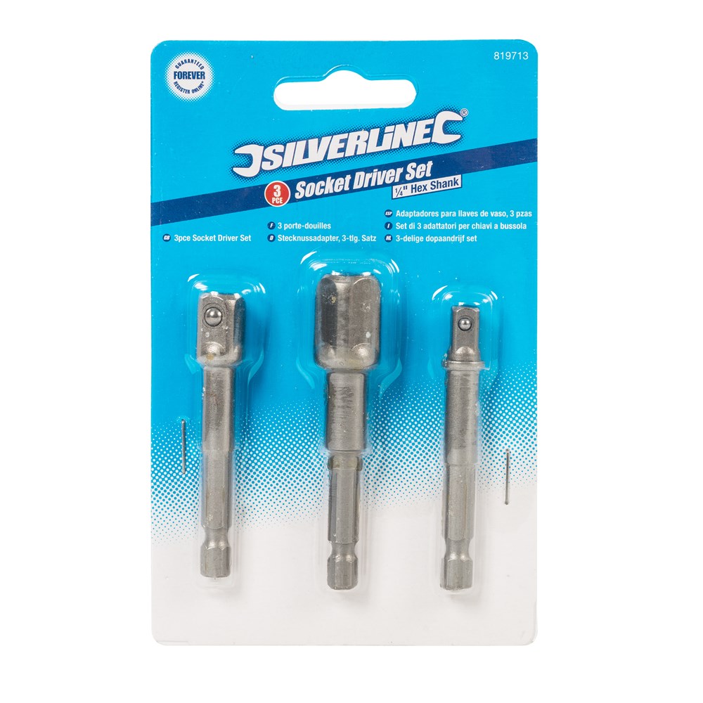 Toolstream Ltd Silverline Socket Driver Set 3pce